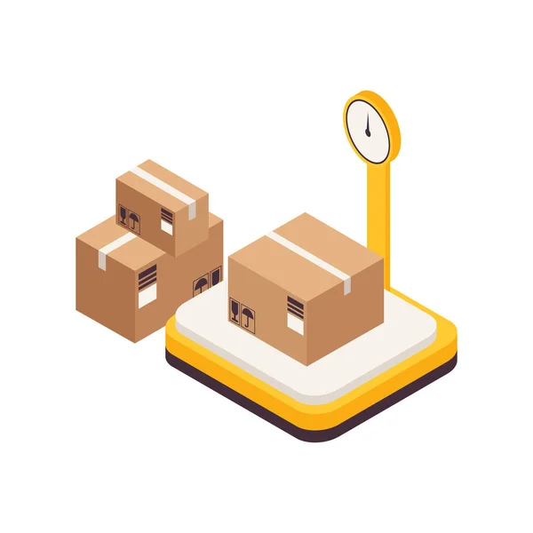 Warehouse Scales Icon — Stock Vector