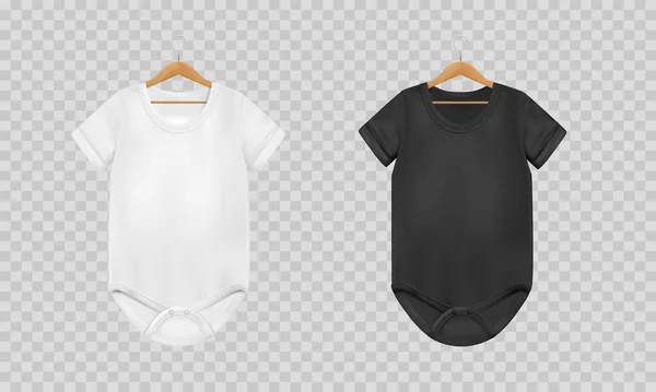 Baby Bodysuit Transparent Set — Stock Vector