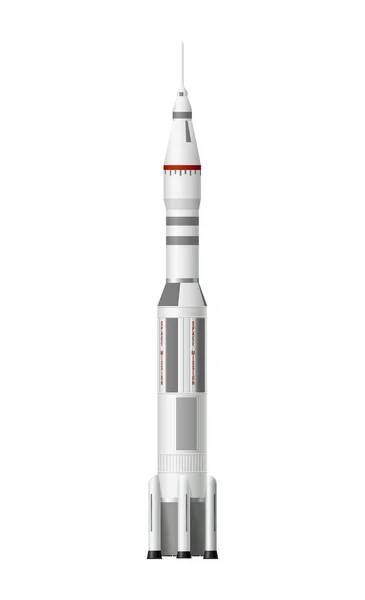 Realistic Rocket Illustration — Stock vektor