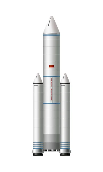 Rocket Realistic Illustration — Stockový vektor