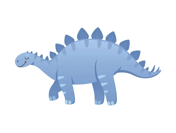 Stegosaurus Cartoon Icon — стоковий вектор