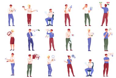 Borsa Düz Seti Tüccarları