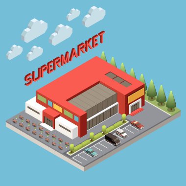 Süpermarket Isometric Kavramı