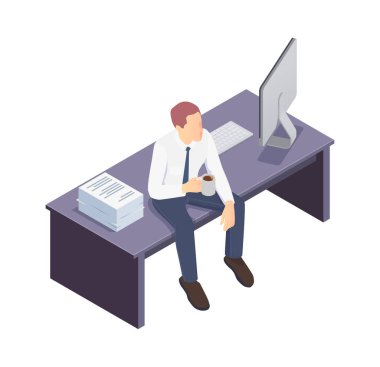 Sıkıcı ofis çalışanı