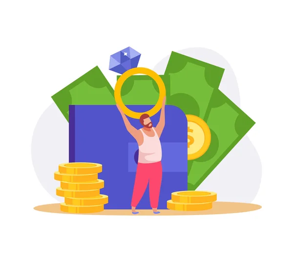 Flat Pawnshop Icon — стоковий вектор