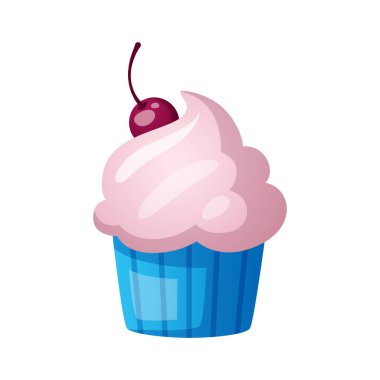 Cupcake Çizgi Film Simgesi