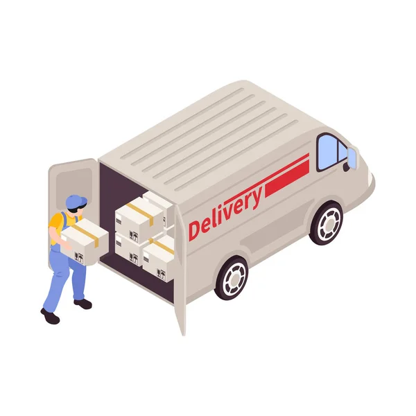 Delivery Van Icon — Stock Vector