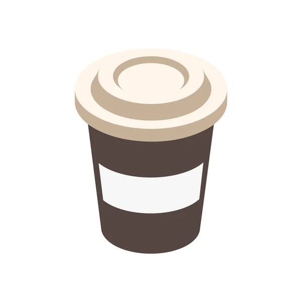 Koffiecup Icoon — Stockvector