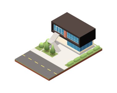 Isometric Banliyö Evi