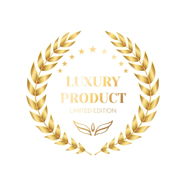 Luxury Product Emblem — Stock Vector