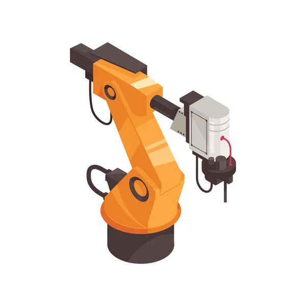 Robot d'usine isométrique — Image vectorielle