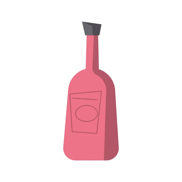 Icono plano de botella — Vector de stock