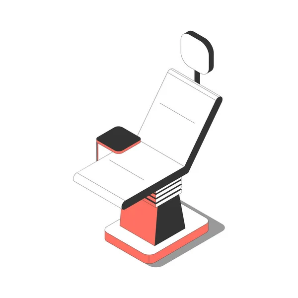Fogorvosok szék Illusztráció — Stock Vector