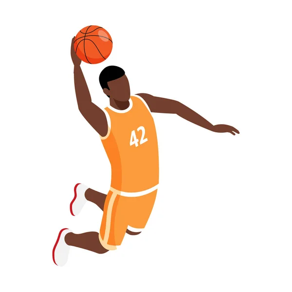 Basketball Player Icon — Stock Vector