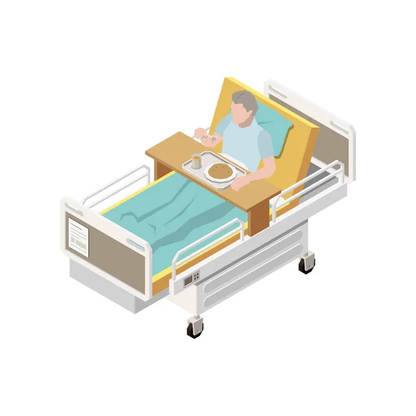 Isometrische Pflegeheim-Ikone — Stockvektor