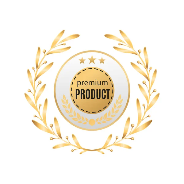 Premium Product Emblem — Stock Vector