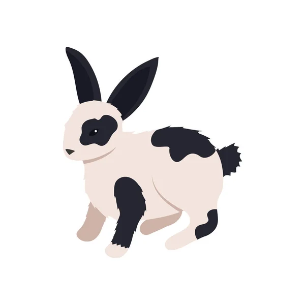 Izometrická ilustrace králíka — Stockový vektor