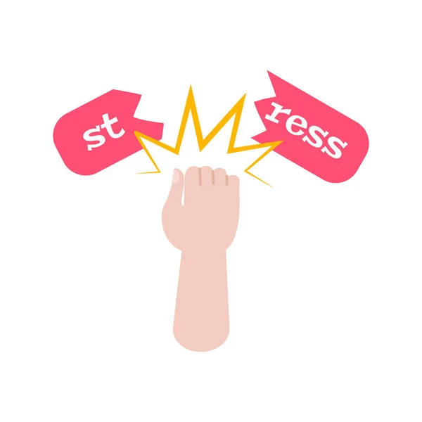 Stress Flat Icon — Stock Vector