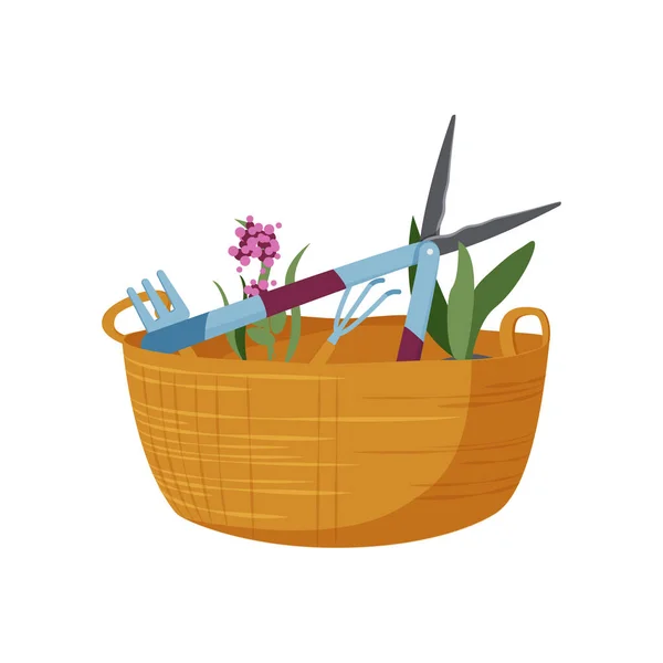 Herramientas de jardinería Icono — Vector de stock