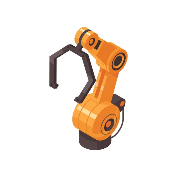 Isometrische Roboterhand — Stockvektor