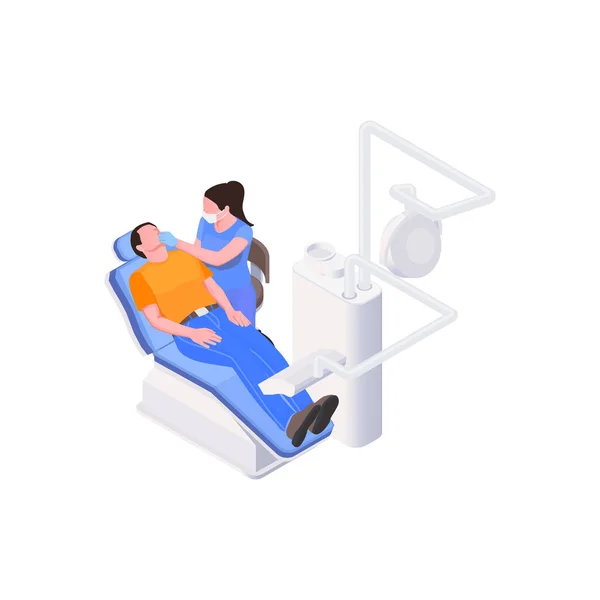 Stomatologie Klinisch icoon — Stockvector