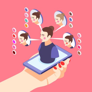 Virtual Makeup App Composition