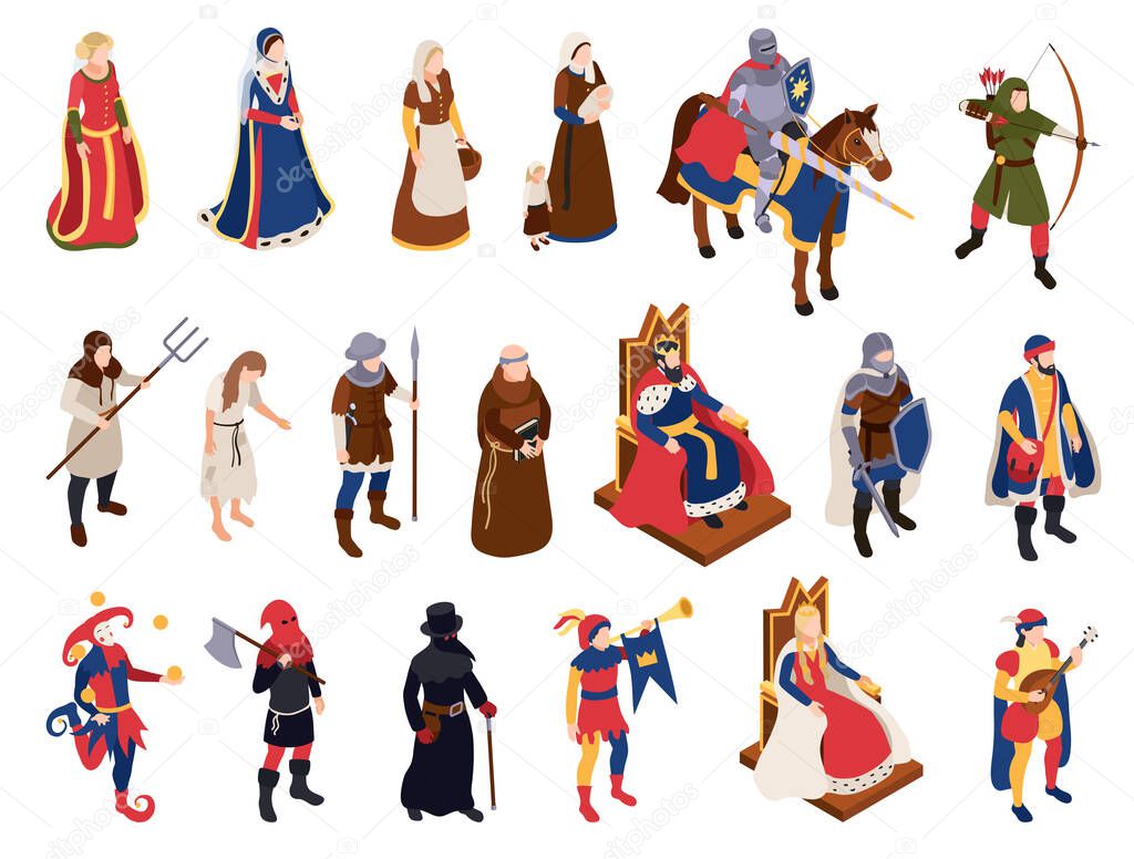 Medieval Characters Set