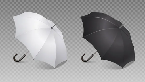 Two Realistic Umbrella Icon Set — Vettoriale Stock