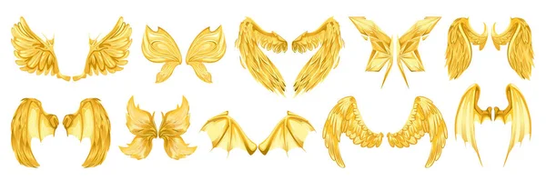 Myth WIngs Bright Set — Vetor de Stock