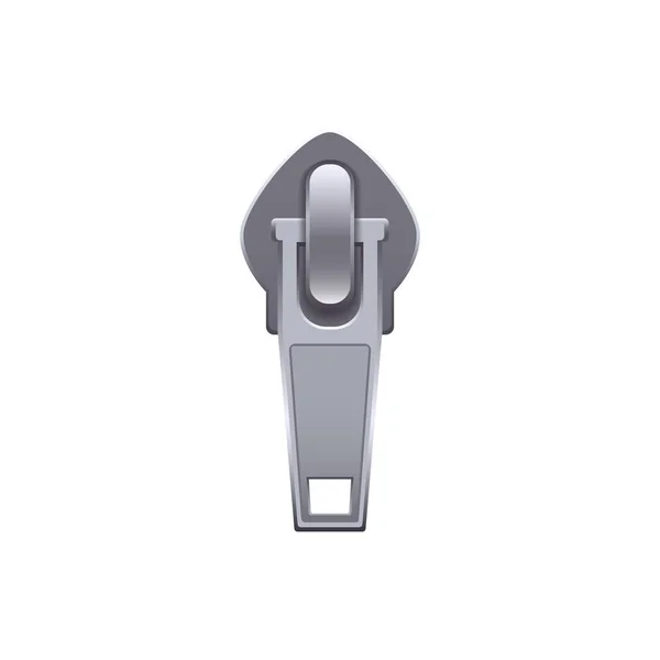 Zipper Puller Realistic Illustration — Vector de stock