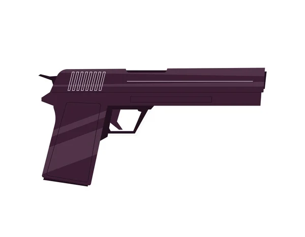 Pistol platt ikon — Stock vektor