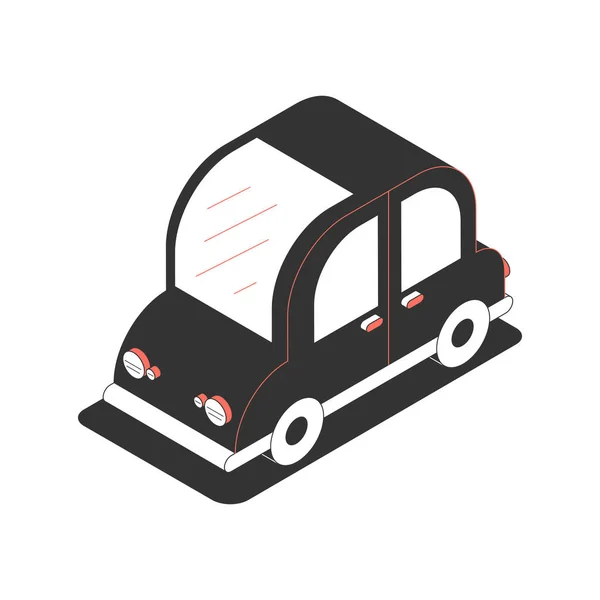 Passenger Car Icon — Stock Vector