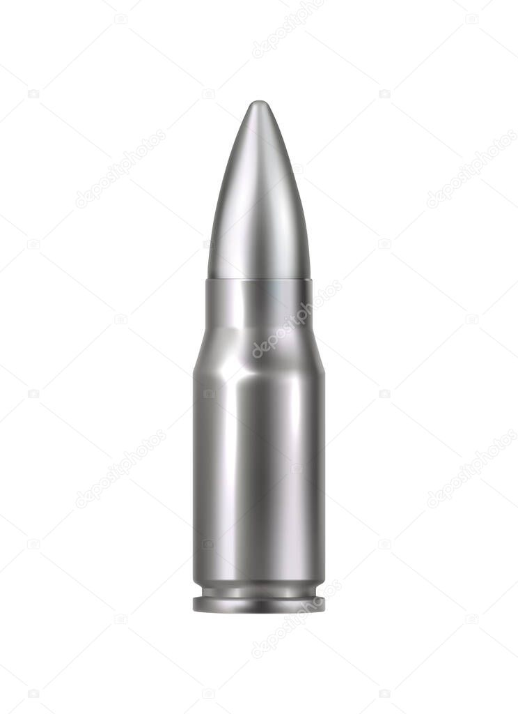 Realistic Bullet Illustration