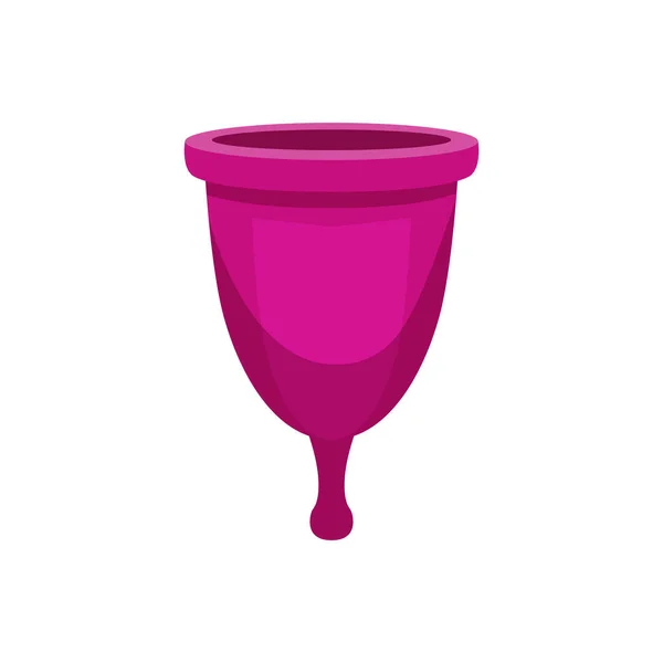 Ilustrace menstruačního poháru — Stockový vektor