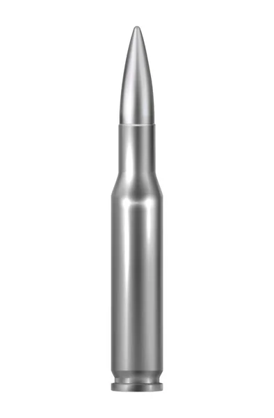 Realistic Rifle Bullet — Vetor de Stock