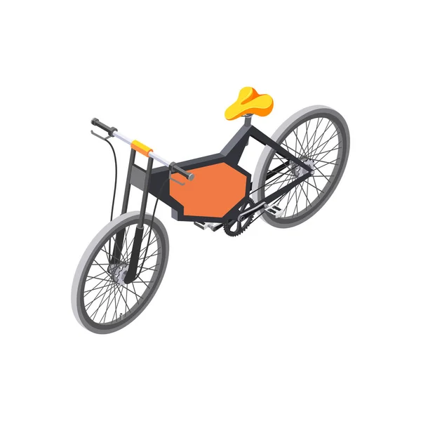 Bicycle Isometric Icon — Stock Vector