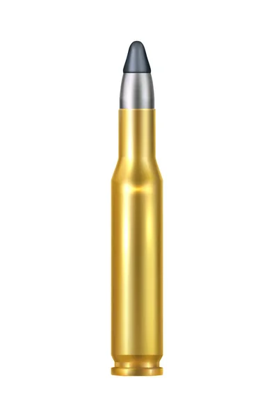 Realistisk Bullet Illustration — Stock vektor