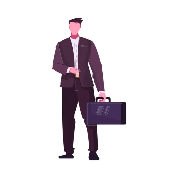 Businessman Flat Illustration — Stock Vector