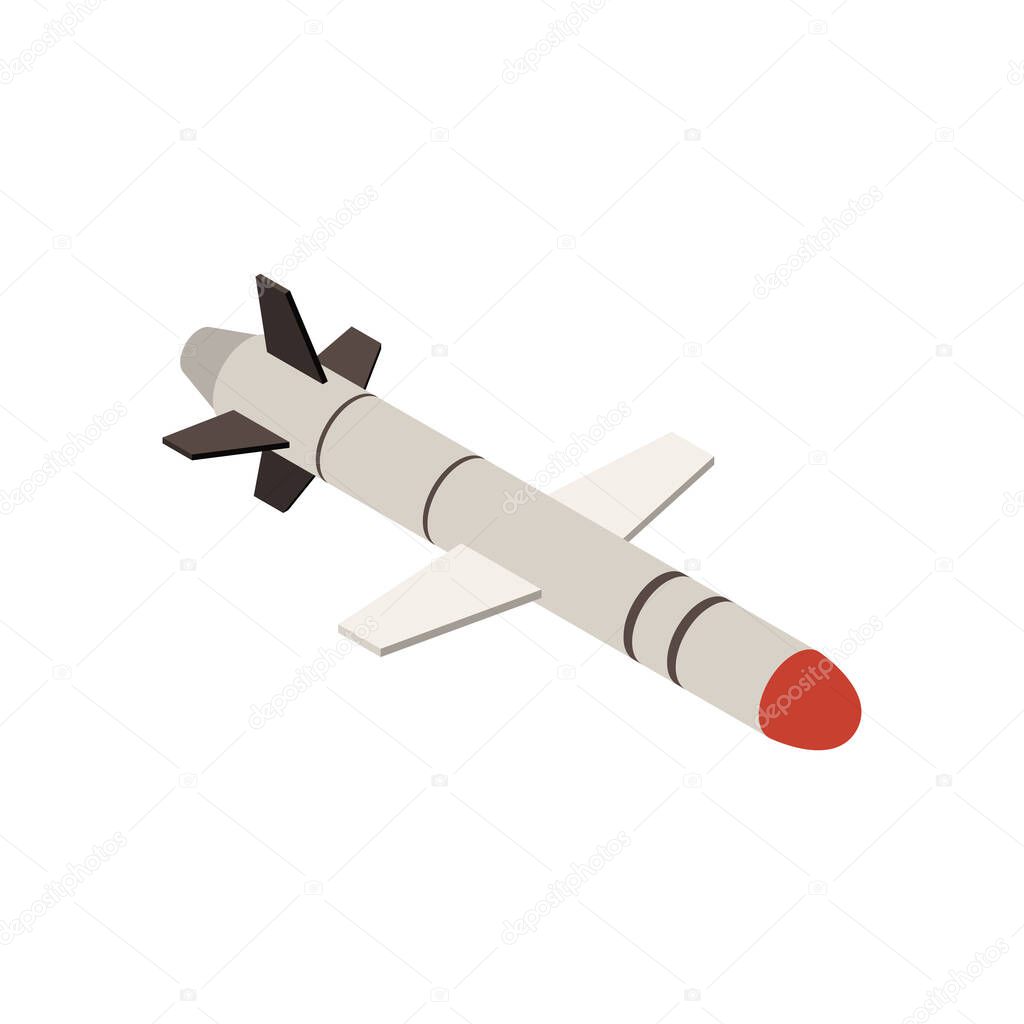 Missile Isometric Icon