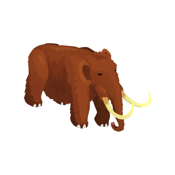 Mammoth Isometric Illustration — Stock Vector