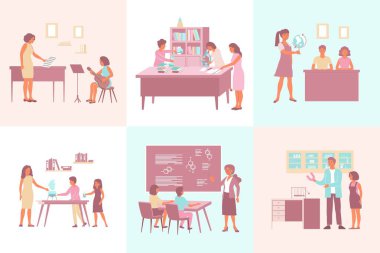 Okulun Düz Tasarım Konsepti