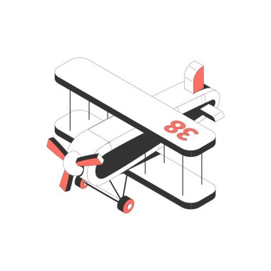 Hava Turizmi Uçak Kompozisyonu