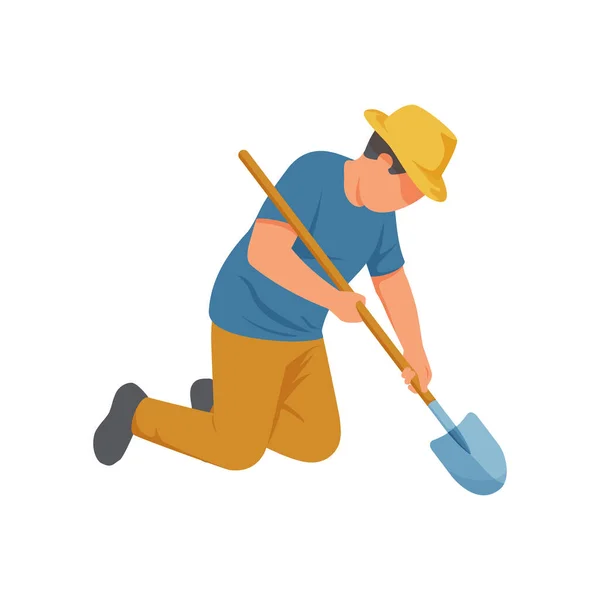 Gardening Flat Icon — Stock Vector