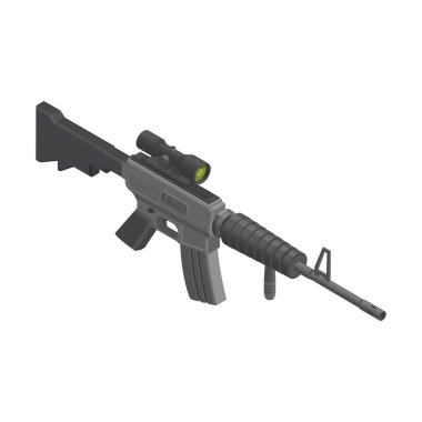 Optik Karabina Isometric Bileşimi