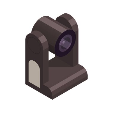 Web Kamerası Isometric Bileşimi