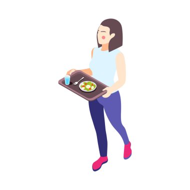 Kadın İstihkakı Isometric Bileşimi