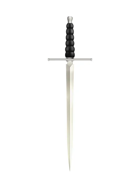 Medieval Sword Realistic Composition — Stock Vector