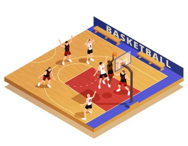 Basketbol Isometric Oyun Kompozisyonu