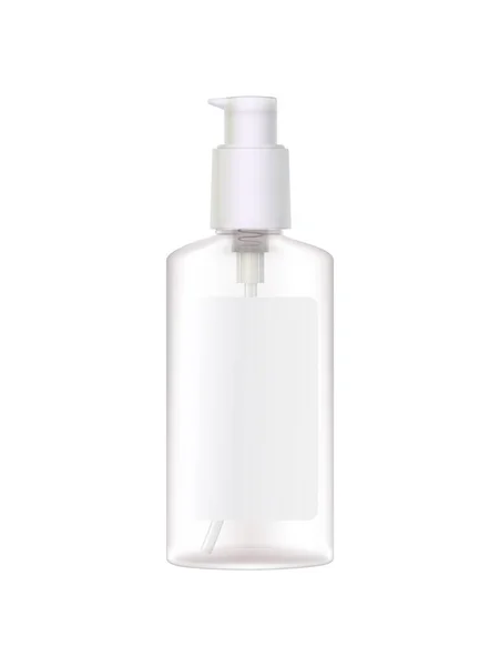 Composición de la botella del desinfectante de mano — Vector de stock
