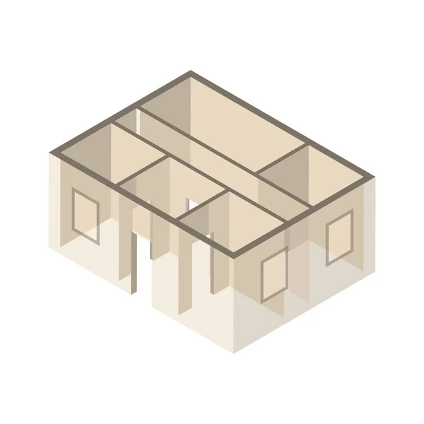 Modell för husets sammansättning — Stock vektor